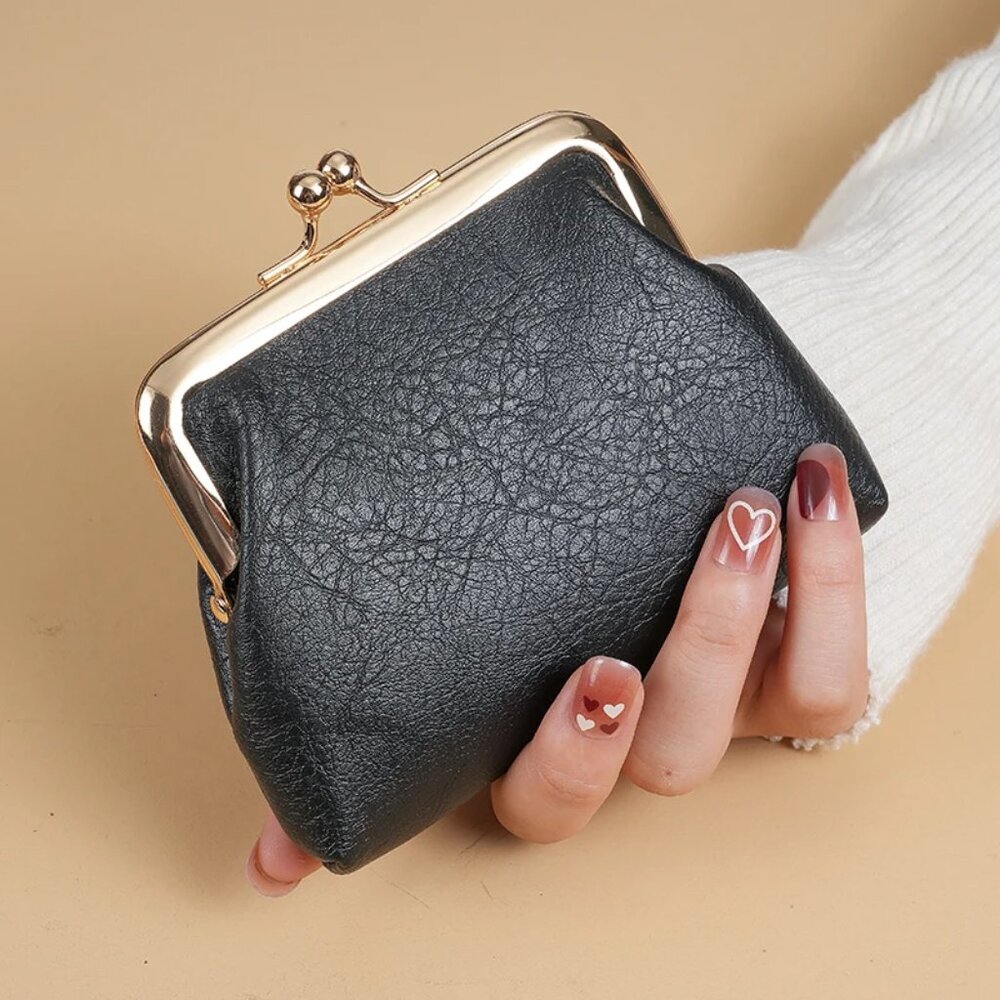 Lady's Small Leather Purse Bolo Wallet